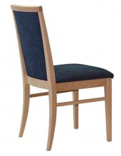 Veronica Side Chair C247. Clear Natural Finish. Any Fabric Colour